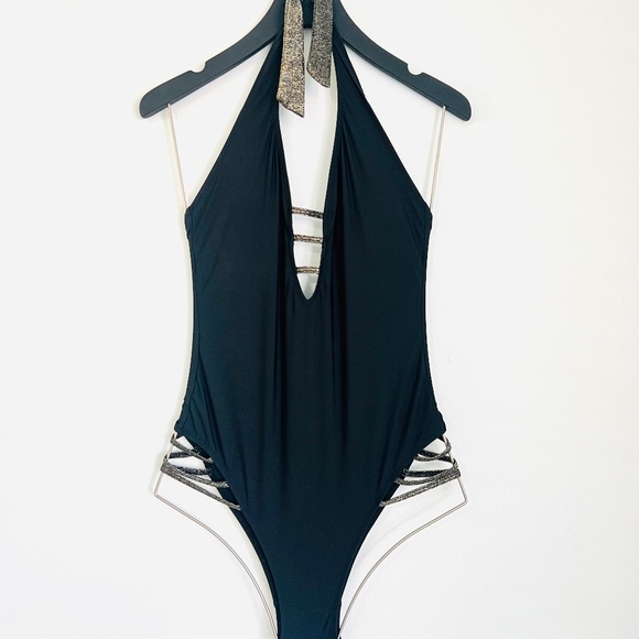 Red Carter Other - Red Carter Black strappy one piece